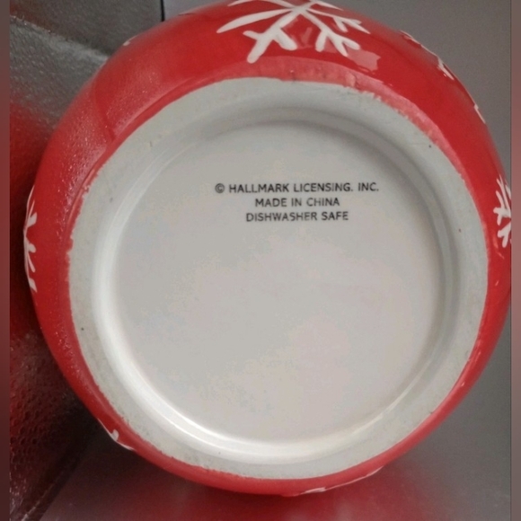 Hallmark Merry Days Snowman Christmas Holiday Cookie Treat Jar Canister 7 1/2" - Picture 3 of 3